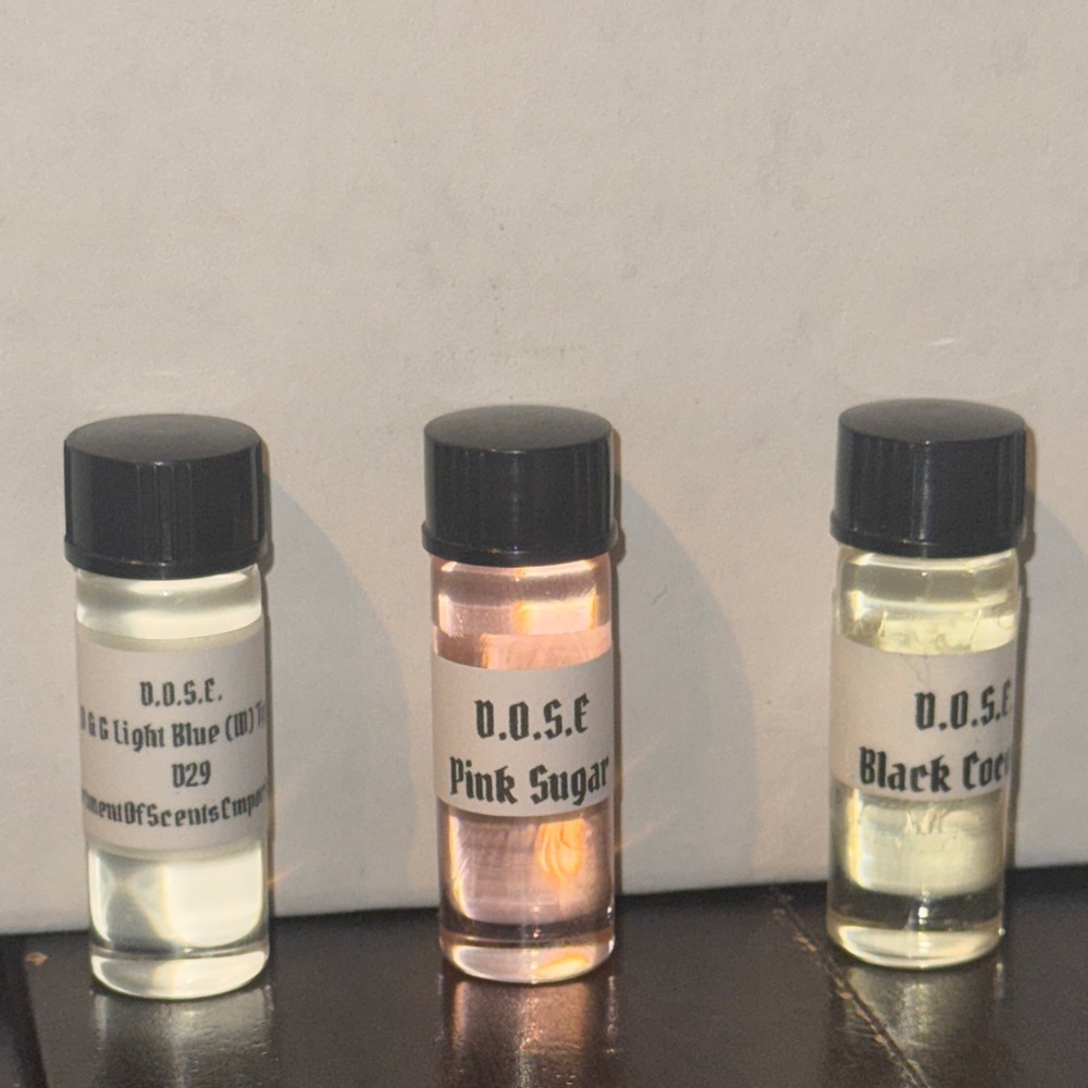 Glass Twist Top Tester Bottles Female Fragrance oils
